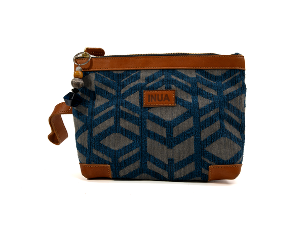 INUA Everyday Impact Pouch with Leather Trim – Indigo Arrow