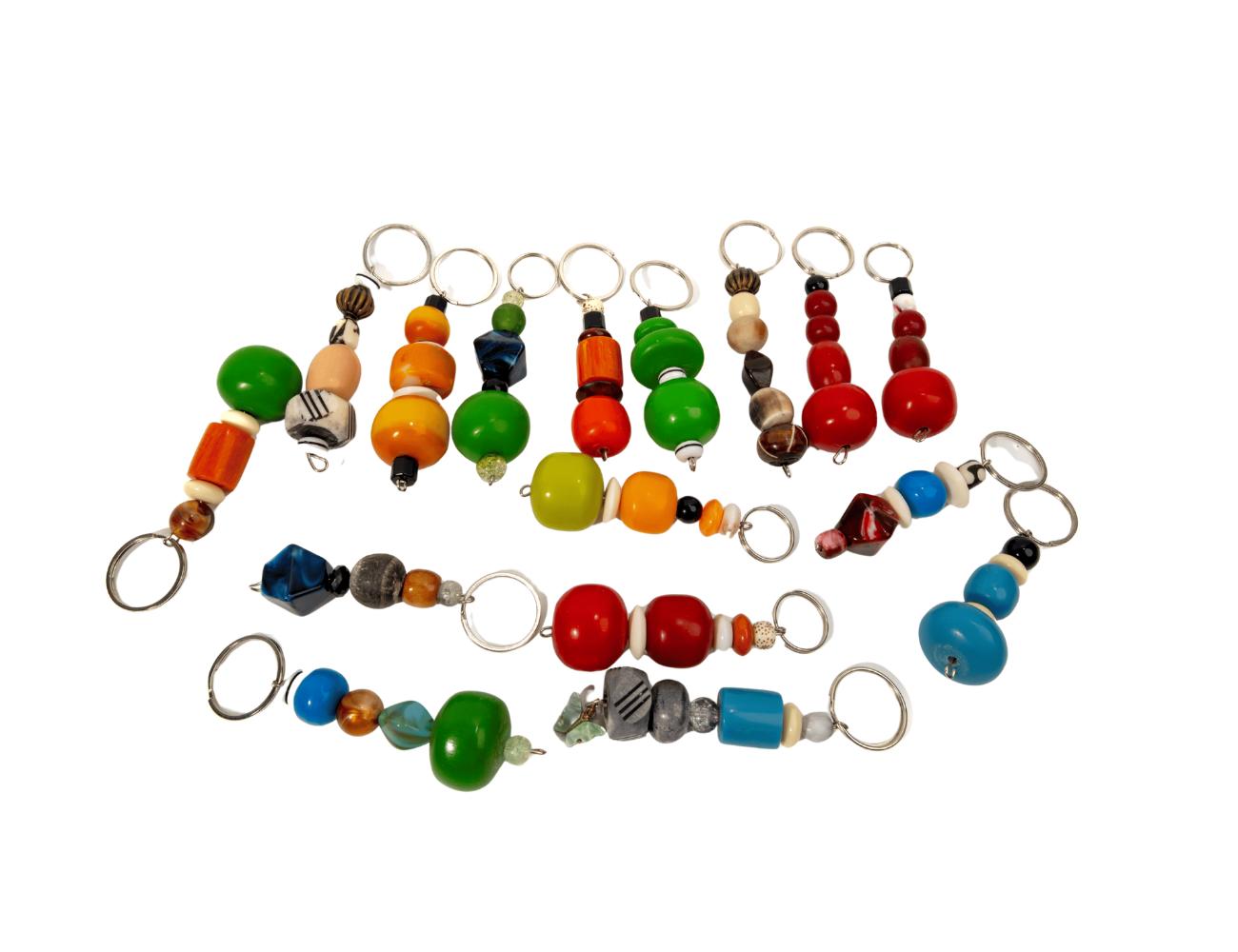 INUA Impact Story Charm Pendant – Multicolor Glass & Metal