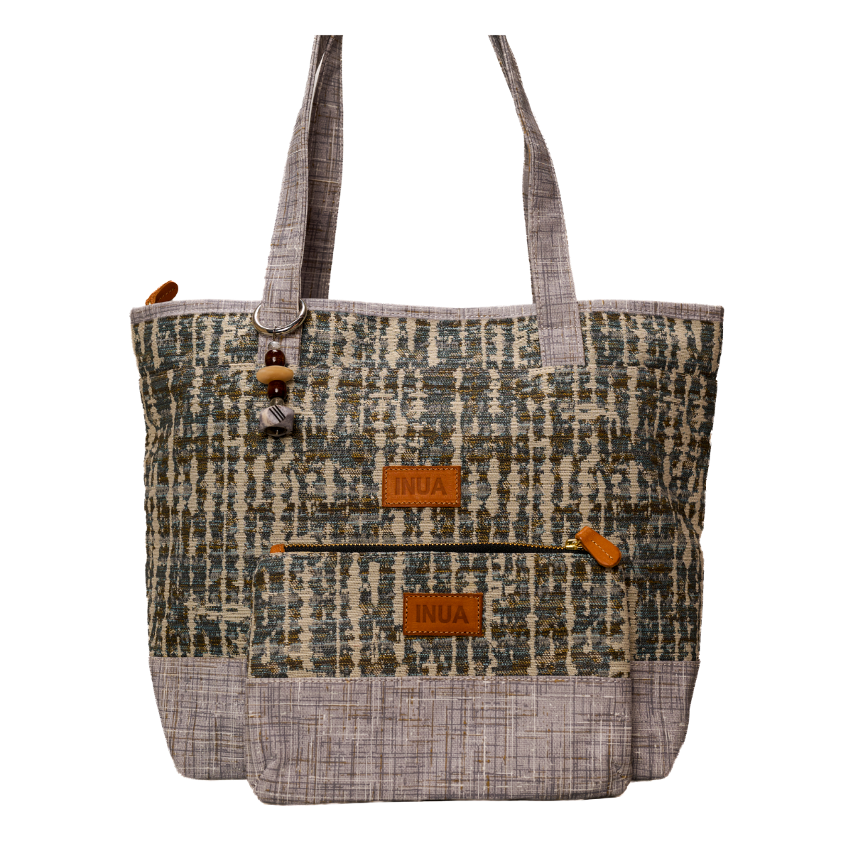 INUA Impact Double Tote with Pouch - Olive Camo