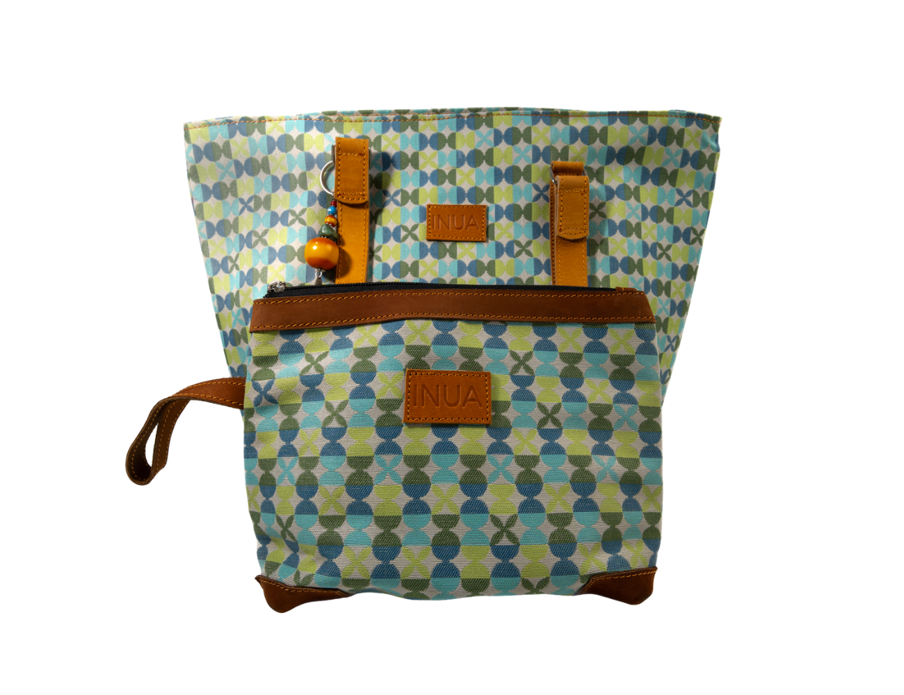 INUA Impact Double Tote with Pouch - Prism Pouch