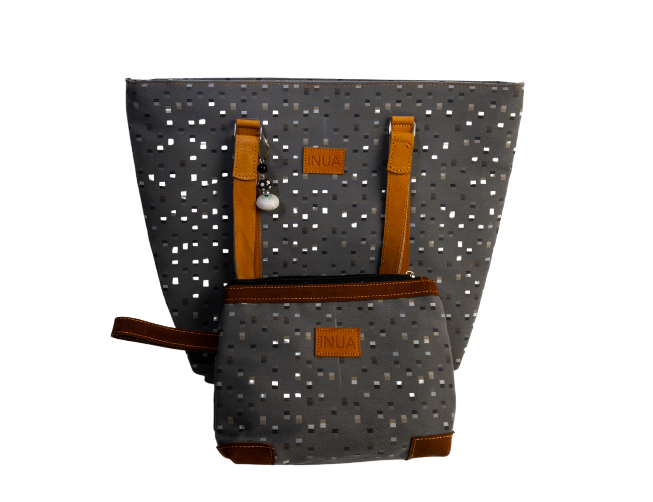 INUA Impact Double Tote with Pouch - Midnight Sky