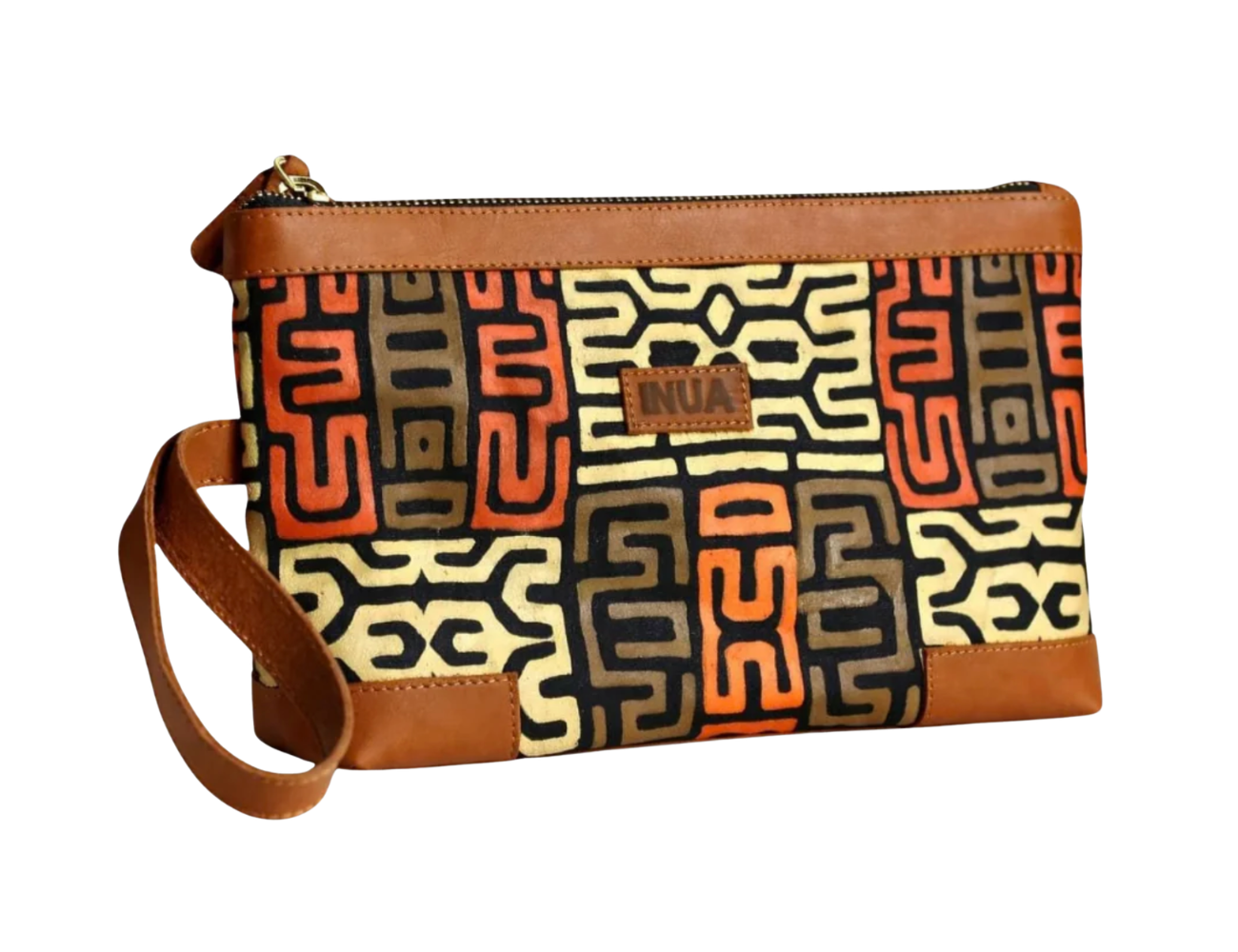 INUA Heritage Impact Wristlet – INUA Print & Leather