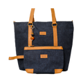 INUA Impact Double Tote with Pouch - Navy Twill