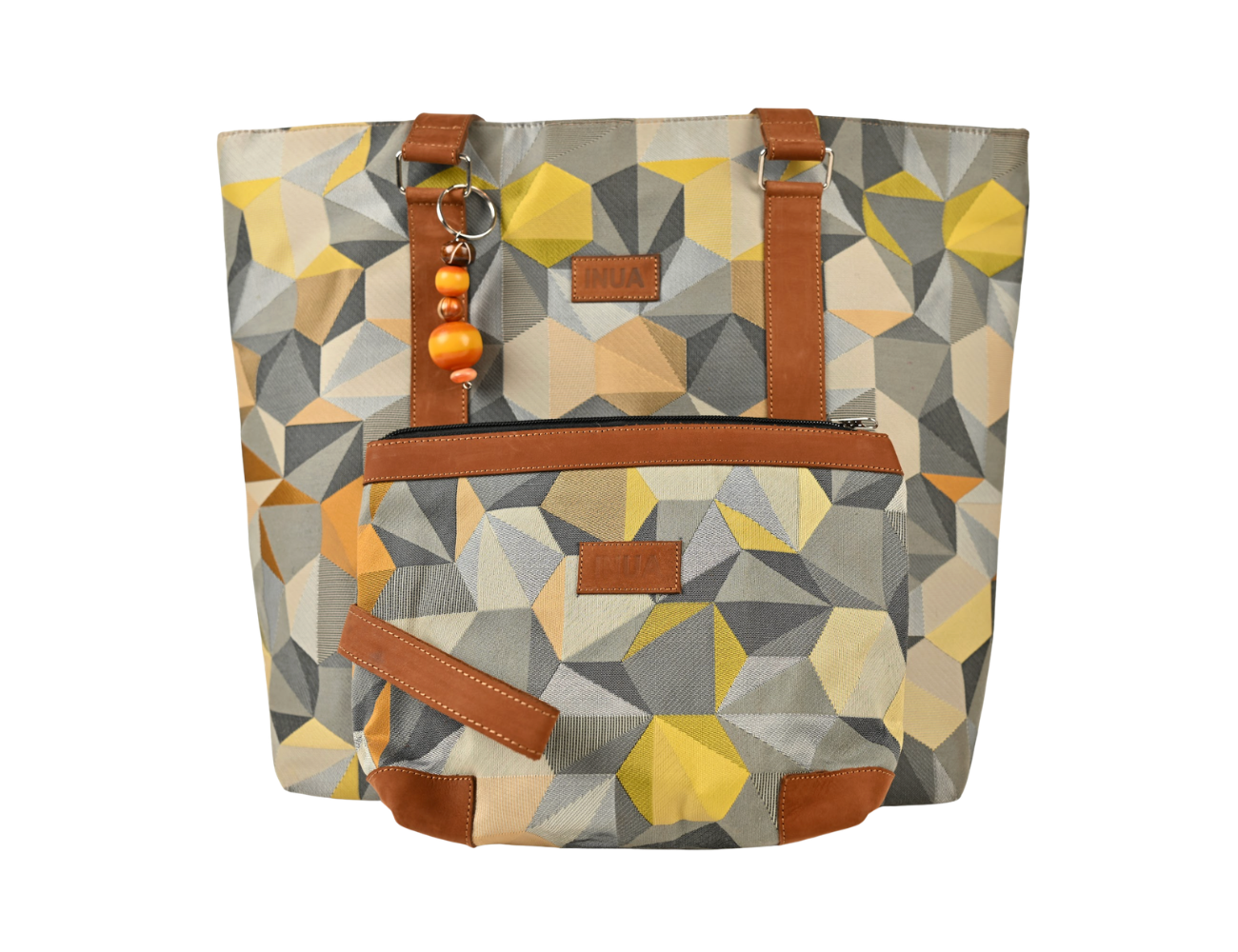 INUA Impact Double Tote with Pouch - Charm Carry
